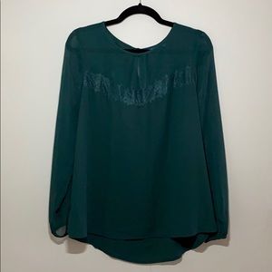 Apt. 9 Dark Green Dressy Top